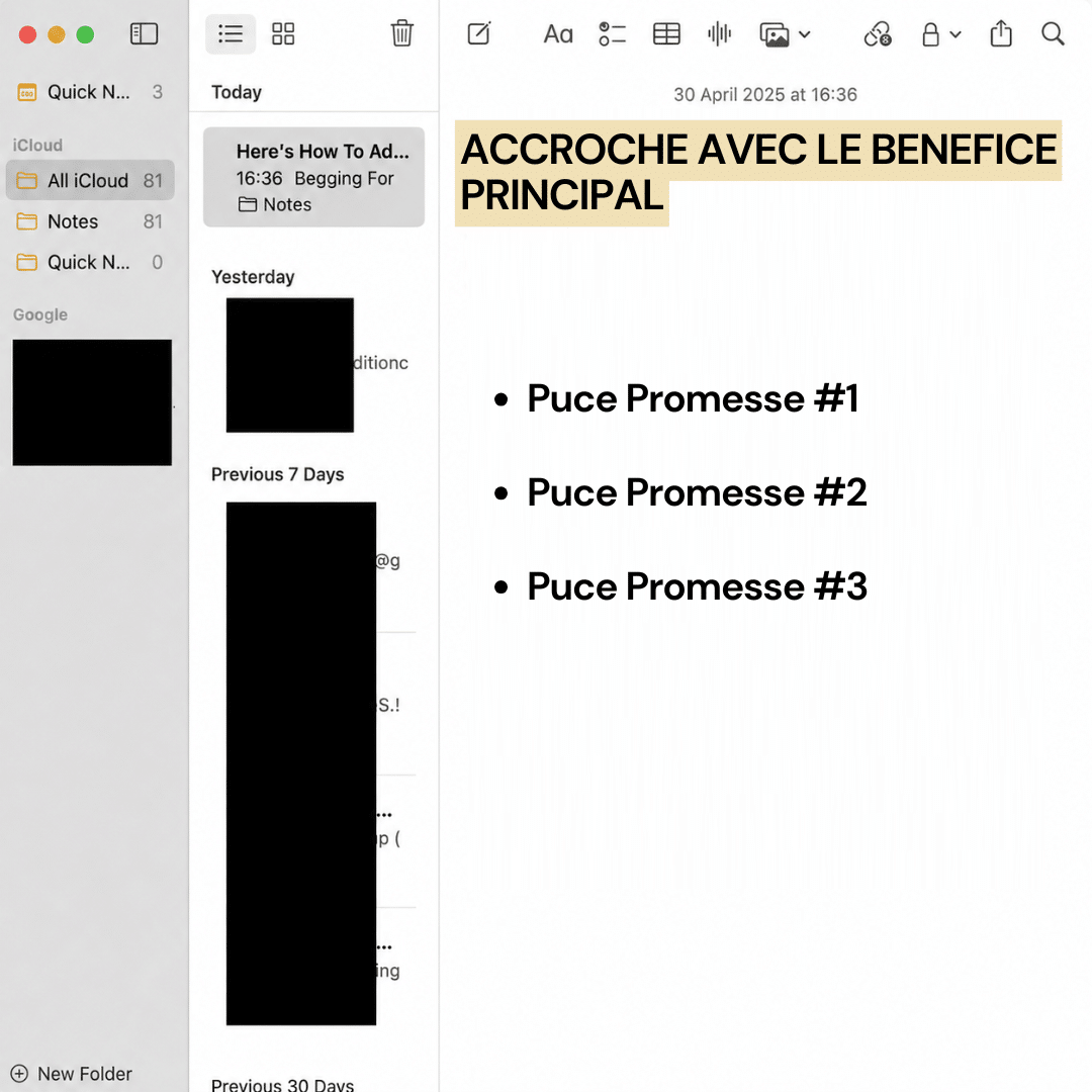 Ugly Ad Template - Capture d'écran #1 - Apple Note